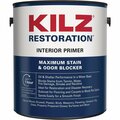 Kilz Restoration Water-Based Interior Primer Stainblocker, White, 1 Gal. L200211